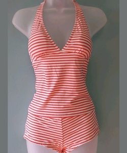 NWT Red & White Tankini